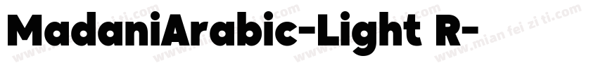 MadaniArabic-Light R字体转换